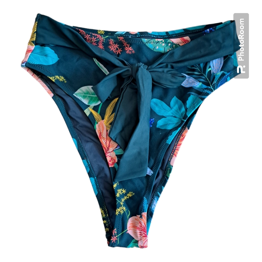 Cupshe Belted High Waisted Bikini Bottoms Size S